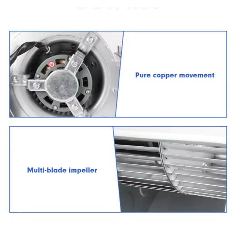 230V 160 มม.เส้นผ่านศูนย์กลาง ac มอเตอร์โรเตอร์ภายนอกพัดลมแบบแรงเหวี่ยงขนาดเล็ก